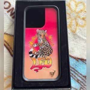 Wildflower Cases Iphone 14 pro case. Leo astrological lion case.